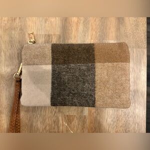 Plaid Wristlet